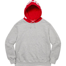 Cargar imagen en el visor de la galería, SUPREME Contrast Hooded Sweatshirt Grey
