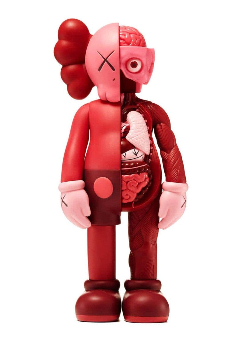 KAWS Companion Flayed Open Edition Vinyl Figure Dissected RED