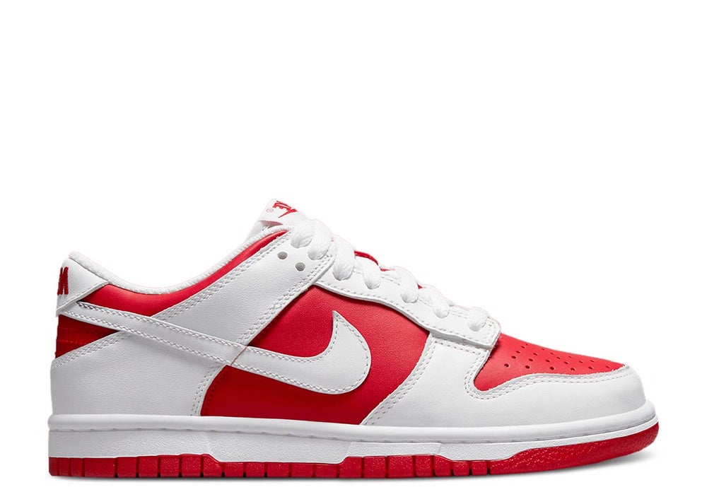 DUNK LOW 'WHITE UNIVERSITY RED'