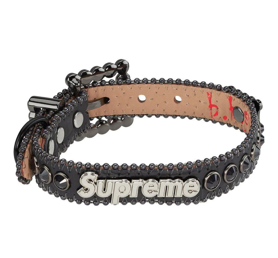 Supreme®/B.B. Simon® Studded Dog Collar (Black)